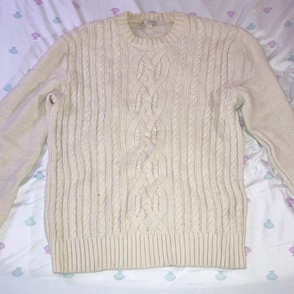 GAP Off-White cable Knit Sweater